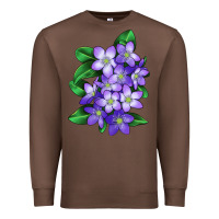 Chestnut Mayflower Plant Illustrations Premium Sweatshirt - LillyAllenDesigns