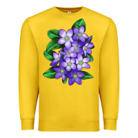 Lemon Mayflower Plant Illustrations Premium Sweatshirt - LillyAllenDesigns