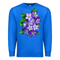 True Royal Mayflower Plant Illustrations Premium Sweatshirt - LillyAllenDesigns