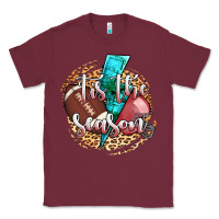 Burgundy tis the season football helmet Classic Tee - AdoDesignShop