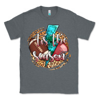 Charcoal Heather tis the season football helmet Classic Tee - AdoDesignShop