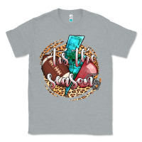 Heather Grey tis the season football helmet Classic Tee - AdoDesignShop