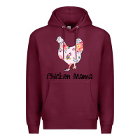Burgundy Chicken Mama Premium Hoodie - Bettercallsaul