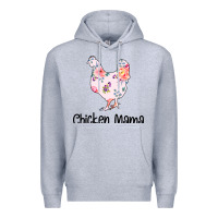Heather Grey Chicken Mama Premium Hoodie - Bettercallsaul
