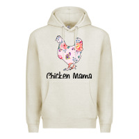 Oatmeal Heather Chicken Mama Premium Hoodie - Bettercallsaul