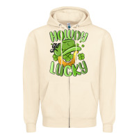 Sandshell howdy go lucky st patrics day Zipper Hoodie - MaliasSmallBusiness