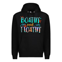 Black boatin' and floatin' Premium Hoodie - JahusDesignShop