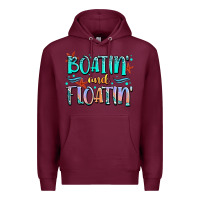 Burgundy boatin' and floatin' Premium Hoodie - JahusDesignShop