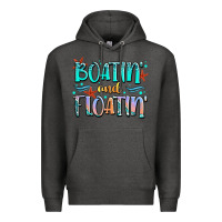 Charcoal Heather boatin' and floatin' Premium Hoodie - JahusDesignShop