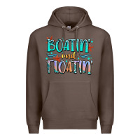 Coffee boatin' and floatin' Premium Hoodie - JahusDesignShop