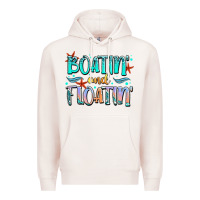 Pale Pink boatin' and floatin' Premium Hoodie - JahusDesignShop