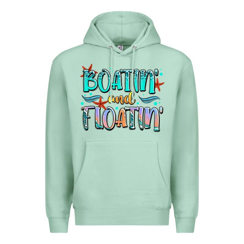 Boatin' And Floatin' Premium Hoodie by JahusDesignShop | Teevron