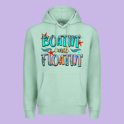 Boatin' And Floatin' Premium Hoodie Designed By Jahusdesignshop
