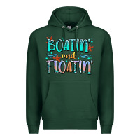 Sports Green boatin' and floatin' Premium Hoodie - JahusDesignShop