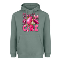 Sage cheer for the cure breast cancer Heavyweight Hoodie - LillyAllenDesigns