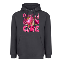 Smoke cheer for the cure breast cancer Heavyweight Hoodie - LillyAllenDesigns
