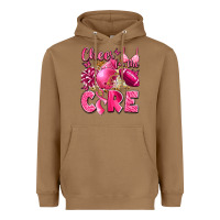 Toasted Coconut cheer for the cure breast cancer Heavyweight Hoodie - LillyAllenDesigns