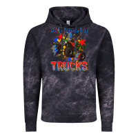 Cloud Black easily distracted by trucks Vintage Hoodie - AdoDesignShop