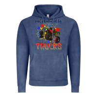 Vintage Denim easily distracted by trucks Vintage Hoodie - AdoDesignShop