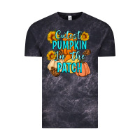 Cloud Black Cutest Pumpkin In The Patch Vintage Tee - Artiststas