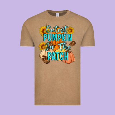 Cutest Pumpkin In The Patch Vintage Tee Designed By Artiststas