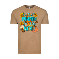 Vintage Coffee Cutest Pumpkin In The Patch Vintage Tee - Artiststas