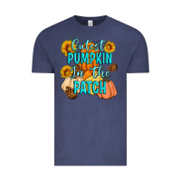 Vintage Denim Cutest Pumpkin In The Patch Vintage Tee - Artiststas