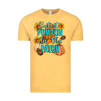 Vintage Mustard Cutest Pumpkin In The Patch Vintage Tee - Artiststas
