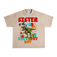 French Oak sister of the birthday boy t rex Urban Heavy Tee - Artiststas