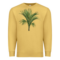 Antique Gold Botanical Majesty Palm Illustrations Premium Sweatshirt - LillyAllenDesigns