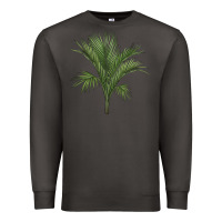 Smoke Botanical Majesty Palm Illustrations Premium Sweatshirt - LillyAllenDesigns