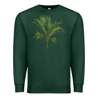 Sports Green Botanical Majesty Palm Illustrations Premium Sweatshirt - LillyAllenDesigns