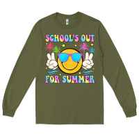 Army Green schools out for summer Long Sleeve Tee - JahusDesignShop