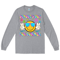 Heather Grey schools out for summer Long Sleeve Tee - JahusDesignShop