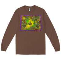 Chestnut mardi gras background Long Sleeve Tee - BarkalooDesign