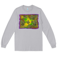 Moon Dust mardi gras background Long Sleeve Tee - BarkalooDesign