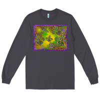 Smoke mardi gras background Long Sleeve Tee - BarkalooDesign