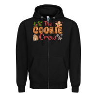 Black the cookie crew Zipper Hoodie - MaliasSmallBusiness