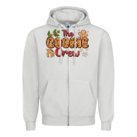 Dove Grey the cookie crew Zipper Hoodie - MaliasSmallBusiness