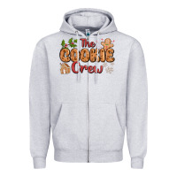 Heather Grey the cookie crew Zipper Hoodie - MaliasSmallBusiness