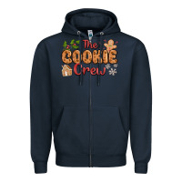 Navy the cookie crew Zipper Hoodie - MaliasSmallBusiness