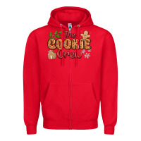 Red the cookie crew Zipper Hoodie - MaliasSmallBusiness