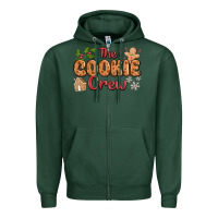 Sports Green the cookie crew Zipper Hoodie - MaliasSmallBusiness