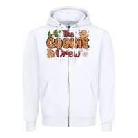 White the cookie crew Zipper Hoodie - MaliasSmallBusiness