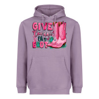 Lavender give cancer the boot Heavyweight Hoodie - LillyAllenDesigns