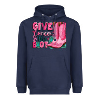 Navy give cancer the boot Heavyweight Hoodie - LillyAllenDesigns