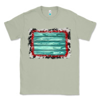 Matcha cowhide bandana wood background Classic Tee - AdoDesignShop