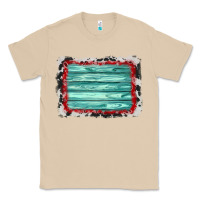 Mushroom cowhide bandana wood background Classic Tee - AdoDesignShop