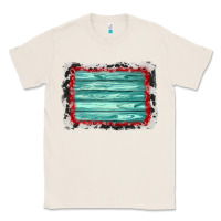 Natural cowhide bandana wood background Classic Tee - AdoDesignShop