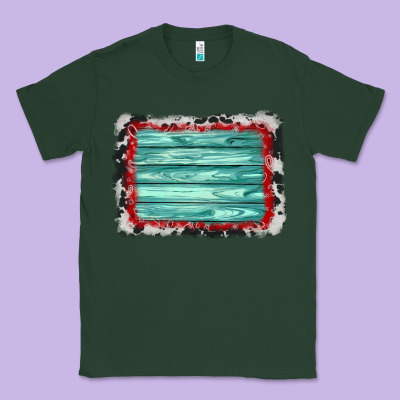 Cowhide Bandana Wood Background Classic Tee Designed By Adodesignshop